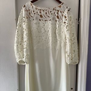 Ralph Lauren white floral dress